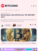 Bitcoin OP_RETURN War: Will There Be A Hard Fork?
