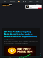 DOT Price Prediction: Targeting $2.36-$2.40 Within Two Weeks as Technical Indicators Suggest Recovery - Blockchain.News