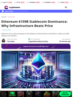 Ethereum $159B Stablecoin Dominance