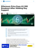 Ethereum Price Stuck Below EMAs, Trend Remains Weak