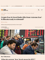 Crypto Fear & Greed Index lifts from ‘extreme fear’ - Is Bitcoin ready to rebound? - AMBCrypto