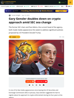 Gary Gensler Doubles Down On Crypto Approach Amid SEC Sea Change