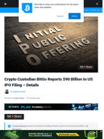 Crypto Custodian BitGo Reports $90 Billion In US IPO Filing - Details | Bitcoinist.com
