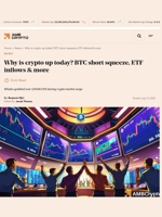 Why is crypto up today? BTC short squeeze, ETF inflows & more - AMBCrypto