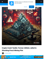 A former semi-professional rugby player from Seattle has been sentenced to two-and-a-half years in federal prison after being found guilty of orchestrating a fraudulent cryptocurrency mining scheme.