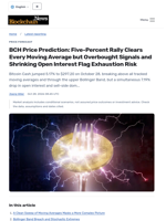 BCH Price Prediction: Five-Percent Rally Clears Every Moving Average but Overbought Signals and Shrinking Open Interest Flag Exhaustion Risk - Blockchain.News