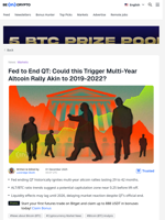 Multi-Year Altcoin Supercycle to Begin After Fed Ends QT?