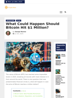 What Could Happen Should Bitcoin Hit $1 Million? | E-Crypto News