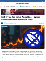 Best Crypto Pre-sales: AurealOne — Where Blockchain Meets Immersive Play!!
