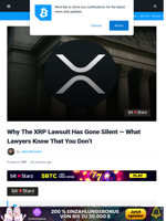 Why The XRP Lawsuit Has Gone Silent — What Lawyers Say