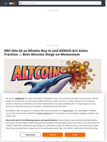 Best Altcoins Rally as XRP Hits $3 and GENIUS Act Boosts Ripple’s Stablecoin Plans