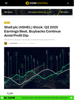 Shell plc ($SHEL) Stock: Q2 2025 Earnings Beat, Buybacks Continue Amid Profit Dip