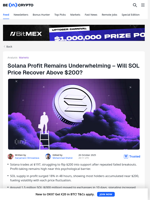 Solana Profit Remains Volatile – What’s Next For SOL Price?