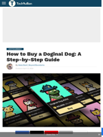 How to Buy a Doginal Dog: A Step-by-Step Guide - TechBullion