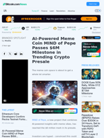 AI-Powered Meme Coin MIND of Pepe Passes $6M Milestone in Trending Crypto Presale – Branded Spotlight Bitcoin News