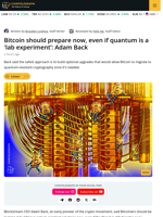 Bitcoin Should Prepare For Quantum Despite No Looming Threat