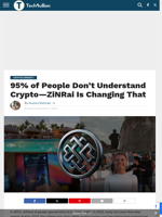 95% of People Don’t Understand Crypto—ZiNRai Is Changing That - TechBullion