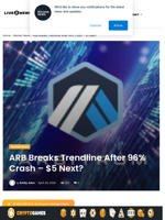 ARB Breaks Trendline After 96% Crash - $5 Next? | Live Bitcoin News