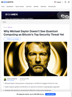 Michael Saylor Weighs In on Quantum Threat to Bitcoin