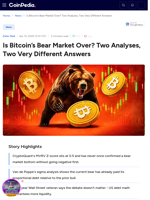 Is Bitcoin's Bear Market Over? Two Analyses, Two Very Different Answers