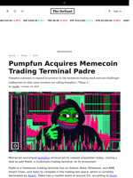 Pumpfun Acquires Memecoin Trading Terminal Padre - 