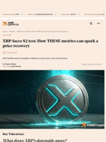 XRP faces $2.00 test: Will strengthening metrics trigger a recovery?
