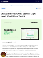 Changelly Review 2025: Scam or Legit? Here’s Why Millions Trust It