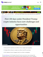 First 100 days under President Trump: crypto industry faces new challenges and opportunities - CoinJournal