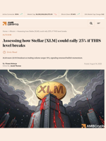 Stellar (XLM) mirrors XRP, poised for 25% rally