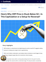 Here’s Why XRP Price is Stuck Below $2—Is This Capitulation or a Setup for Reversal?