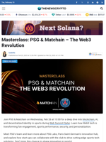 Masterclass: PSG & Matchain – The Web3 Revolution