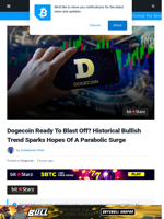 Dogecoin Ready To Blast Off? Historical Bullish Trend Sparks Hopes Of A Parabolic Surge | Bitcoinist.com