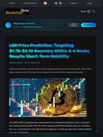 LDO Price Prediction: Targeting $1.75-$2.10 Recovery Within 4-6 Weeks Despite Short-Term Volatility - Blockchain.News