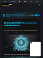 Chainlink (LINK) CRE Powers Next-Gen Prediction Markets - Blockchain.News