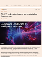 5 DePIN projects turning real-world activity into infrastructure - AMBCrypto