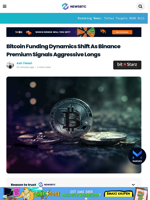 Bitcoin Funding Dynamics Shift As Binance Premium Signals Aggressive Longs