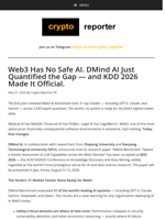 Web3 Has No Safe AI. DMind AI Just Quantified the Gap — and KDD 2026 Made It Official.