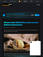 Bitmine Adds $52M ETH as Tom Lee Sees Bullish Fundamentals - Blockchain.News