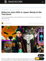 Shiba Inu Joins Elite in Japan: Ready to Eat That Zero? - DailyCoin