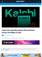 Crypto PAC Spending Against Sherrod Brown Passes $52 Million In Ohio | Bitcoinist.com