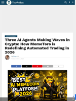Three AI Agents Making Waves in Crypto: How MemeToro is Redefining Automated Trading in 2026