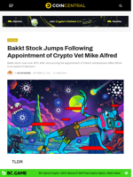 Bakkt Stock Jumps Following Appointment of Crypto Vet Mike