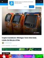 Crypto Crackdown: Michigan Town Sets Early Limits on Bitcoin ATMs