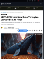 XRP’s $2 Dream Now Runs Through a Crowded $1.31 Floor - DailyCoin