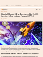 Bitcoin ETFs add $1B in three days while 19,000+ investors follow Mutuum Finance (MUTM) - AMBCrypto