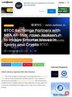 BTCC Exchange Partners with NBA All-Star Jaren Jackson Jr. to Inspire Smarter Moves in Sports and Crypto | Live Bitcoin News