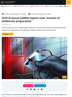 Drift Protocol Exploit Took 'Months Of Deliberate Preparation'
