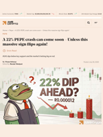 A 22% PEPE crash can come soon - Unless this massive sign flips again! - AMBCrypto