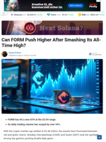 Can FORM Push Higher After Smashing Its All-Time High?