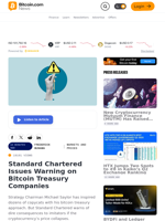 Standard Chartered Issues Warning on Bitcoin Treasury Companies – Markets and Prices Bitcoin News